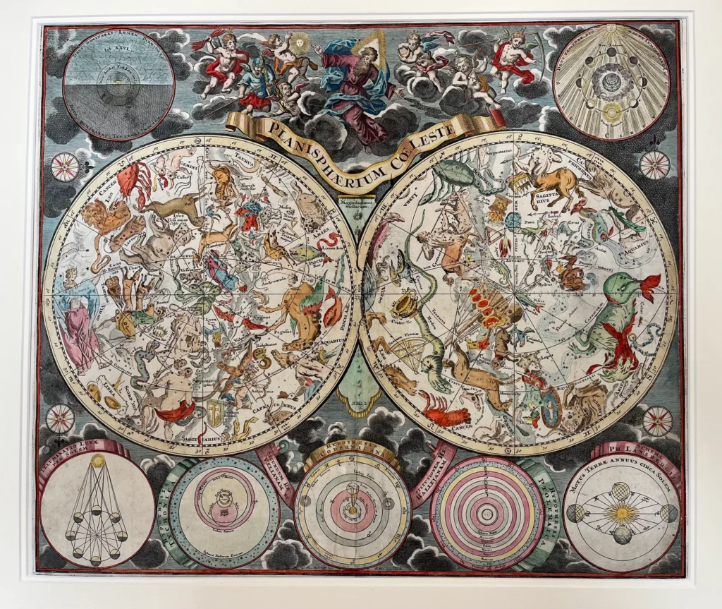 Celestial Map by Homann