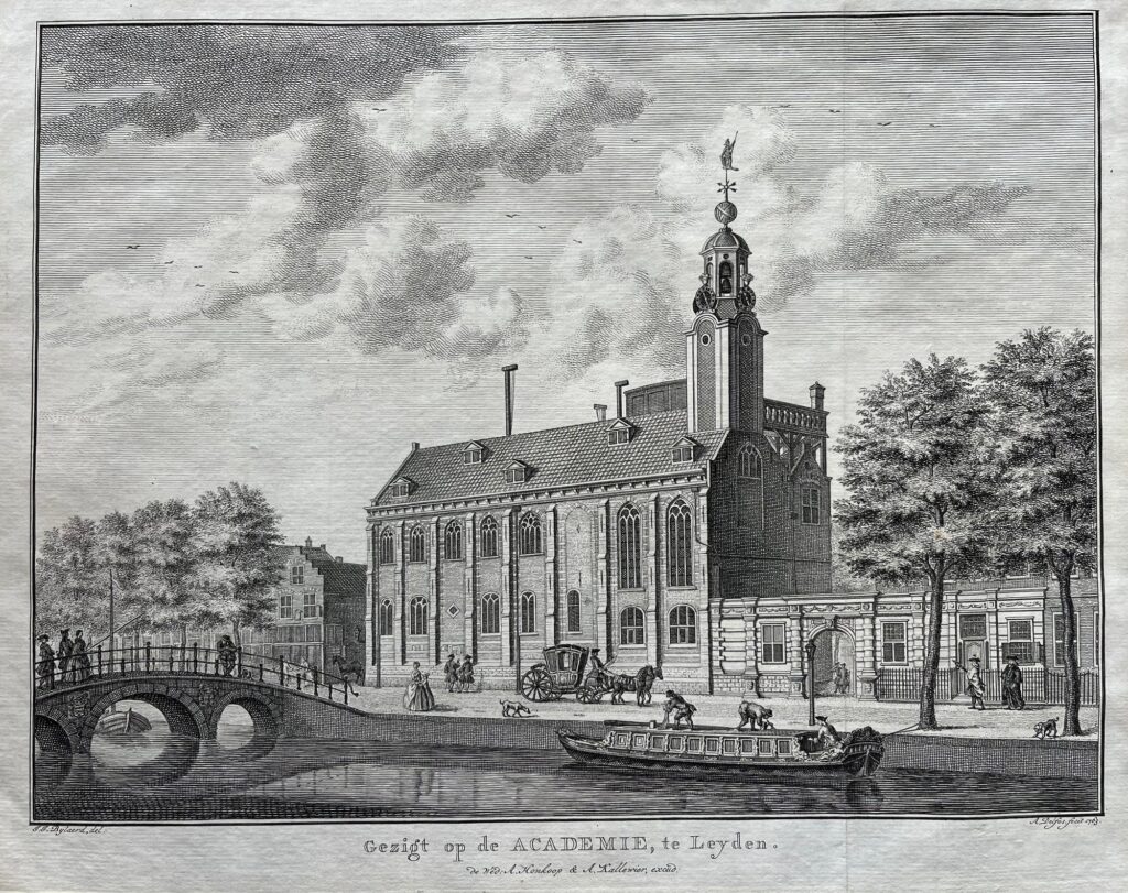 1763 Leiden Academie engraving