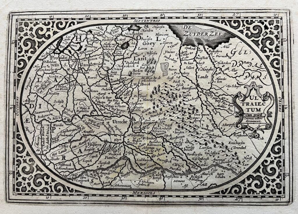 Utrecht region antique map