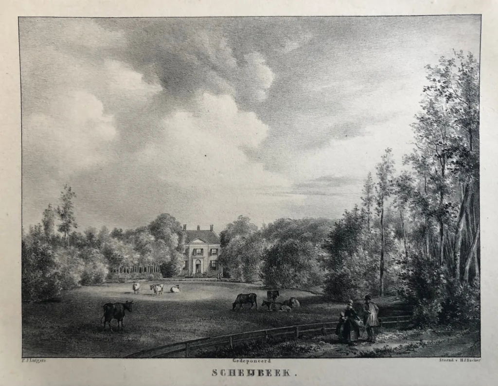 Beverwijk Scheybeek Lithograph - Beverwijk Scheybeek antiquariaat devries and devries