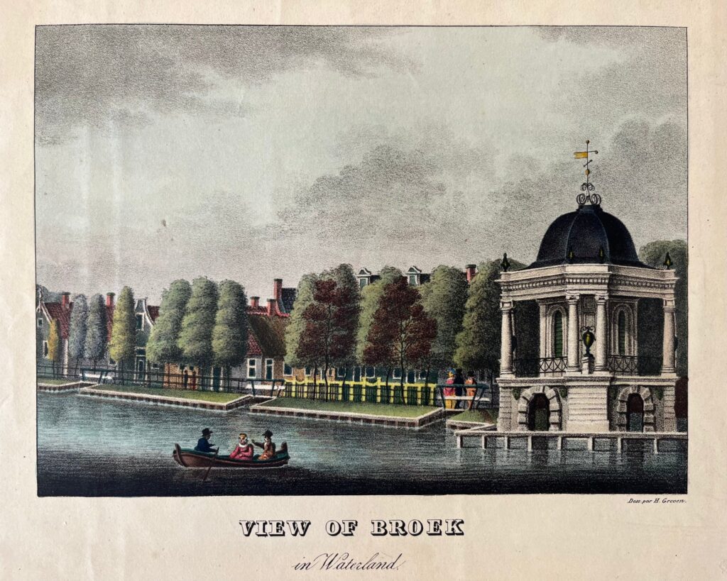 Broek in Waterland Lithograph - Broek in Waterland Lithograph antiquariaat devries and devries