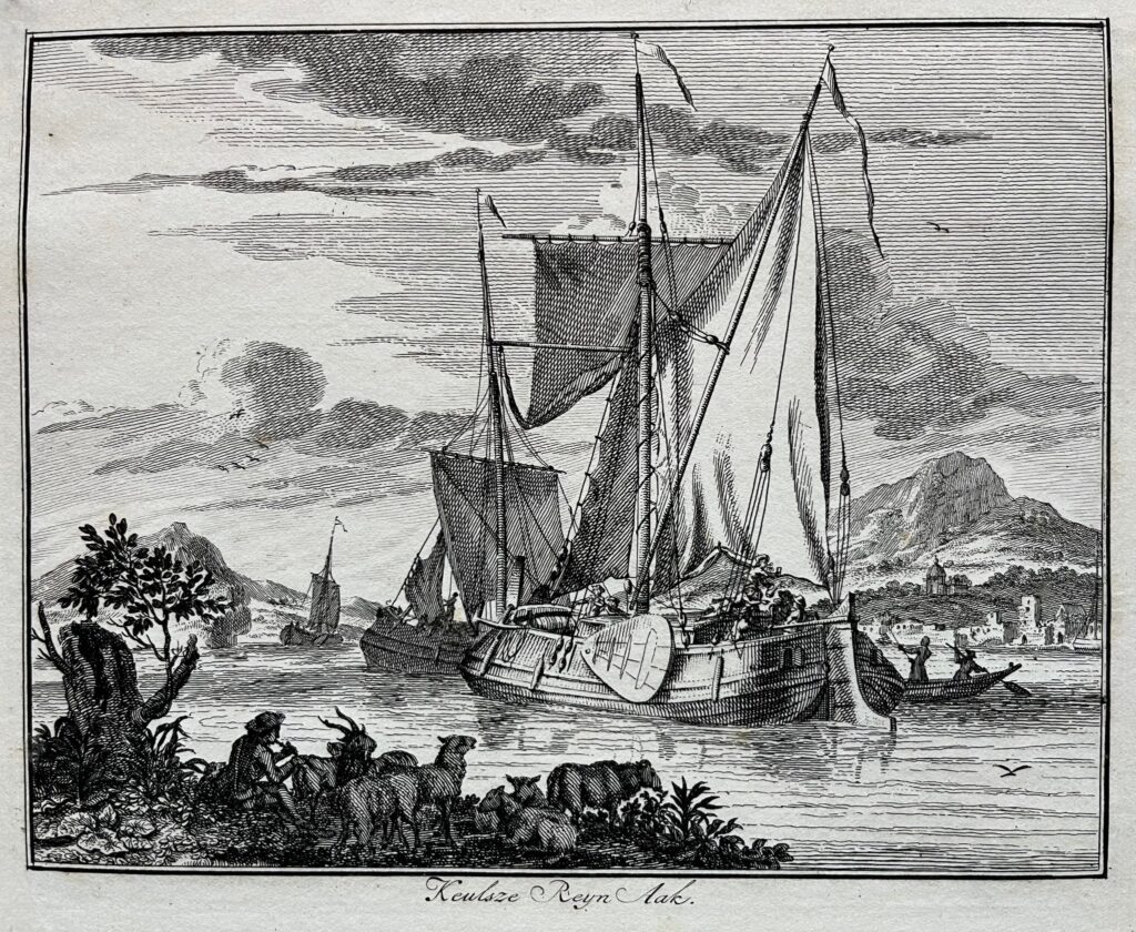 Dutch Rijnaak Engraving - Dutch Rijnaak Engraving by Van der Laan antiquariaat devries and devries