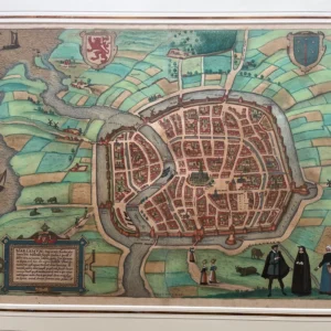 antique map of Haarlem - Harlemum antiquariaat devries and devries