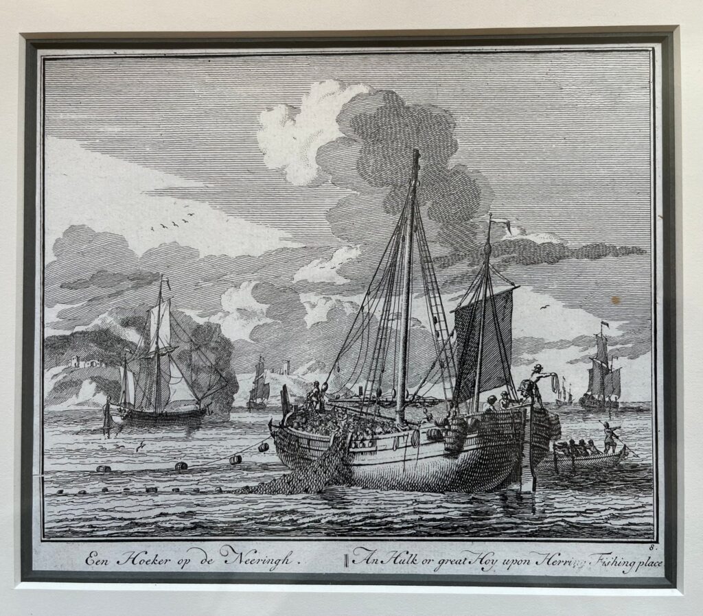 Herring Fishing Engraving - Herring Fishing antiquariaat devries and devries