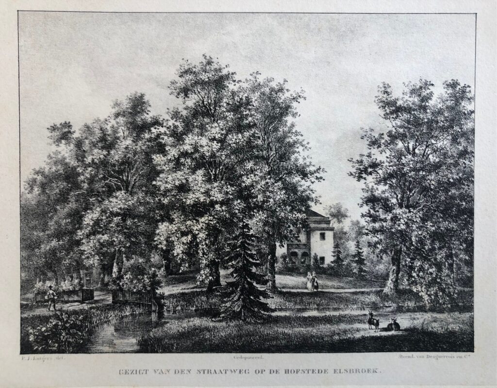 Hillegom Elsbroek Lithograph - Hillegom Elsbroek antiquariaat devries and devries