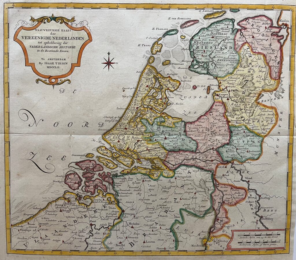 Netherlands Antique map - Netherlands Antique map antiquariaat devries and devries